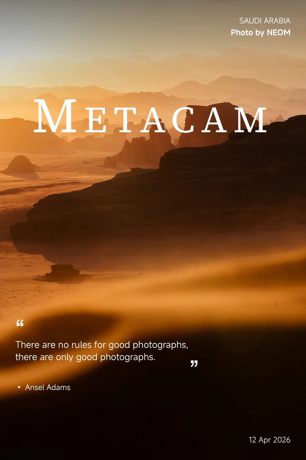 VerticalSerif EXIF Template